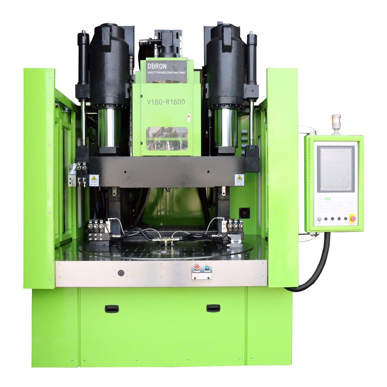 WL-A08004-A04PDU組件 產(chǎn)品厚度1-3mm，一體注塑成型轉(zhuǎn)盤注塑機展示160T